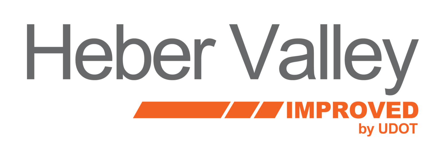 Heber Valley Improved by UDOT logo.