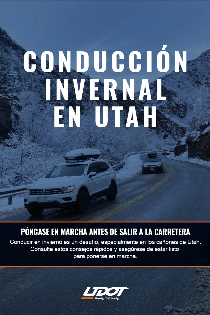 Lea un folleto sobre "Conducción Invernal en Utah".