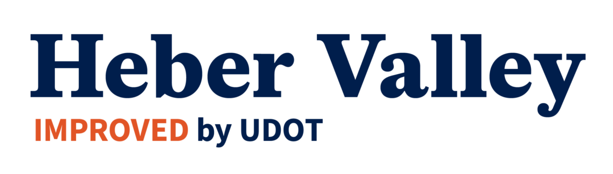 Heber Valley Improved by UDOT logo.